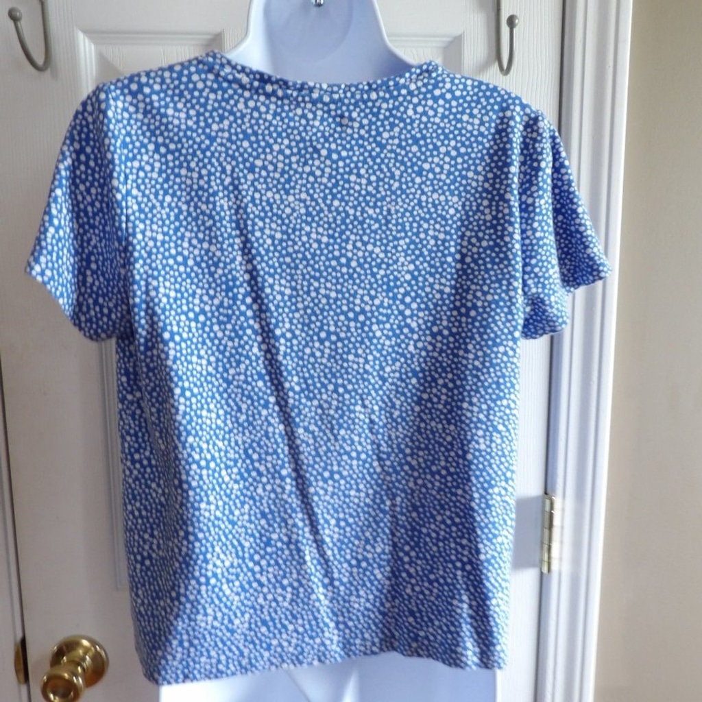 Kim Rogers Blue and White Blouse