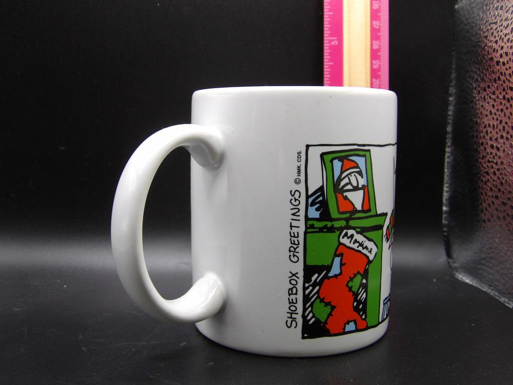 Shoebox Greetings "Eat, Drink and Be Quiet!" Humorous Ceramic Mug