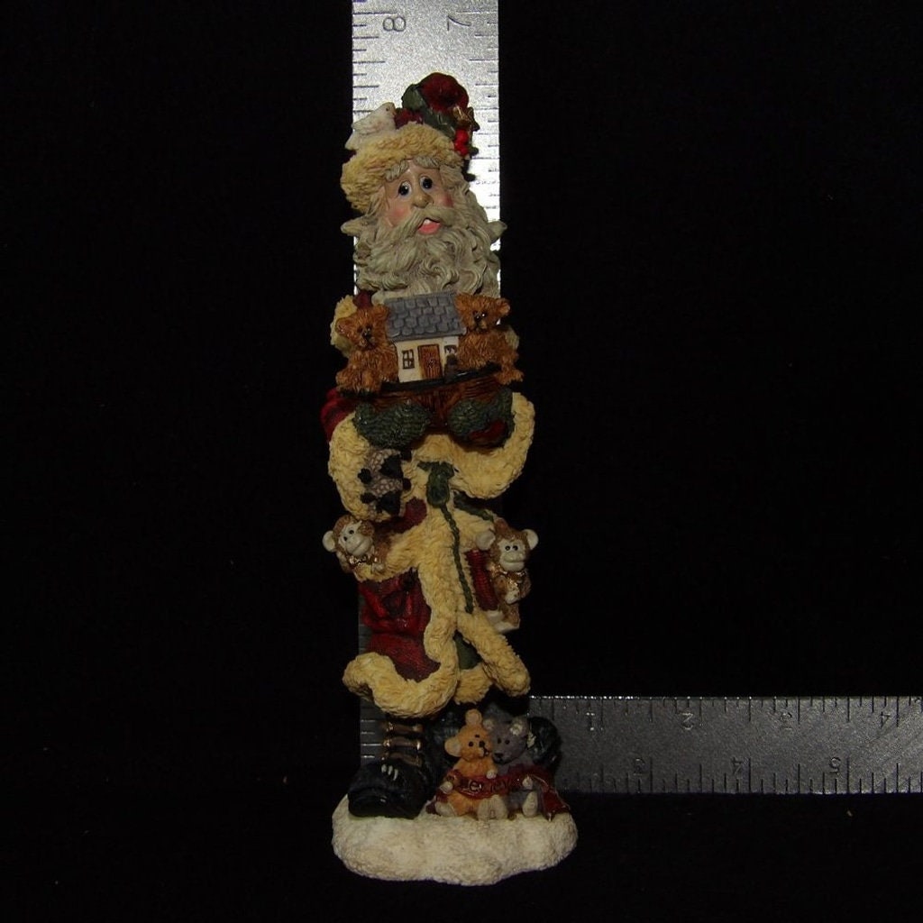 Boyd's Bears Folkstone Collection — "Nicknoah" Santa with Noah's Ark 1995