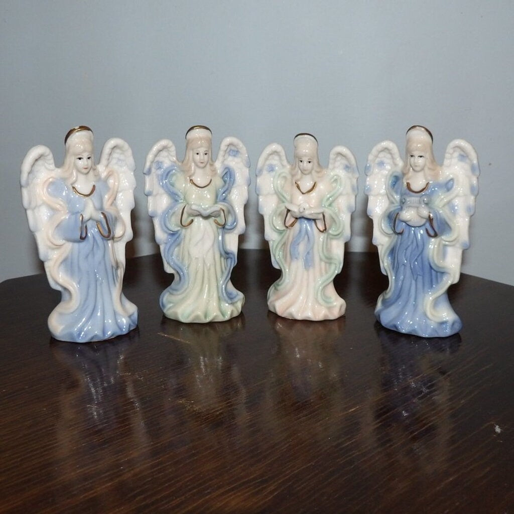 Vintage Porcelain Angels Set of 4