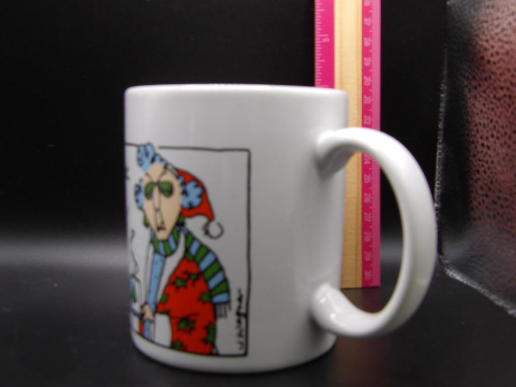 Shoebox Greetings "Eat, Drink and Be Quiet!" Humorous Ceramic Mug