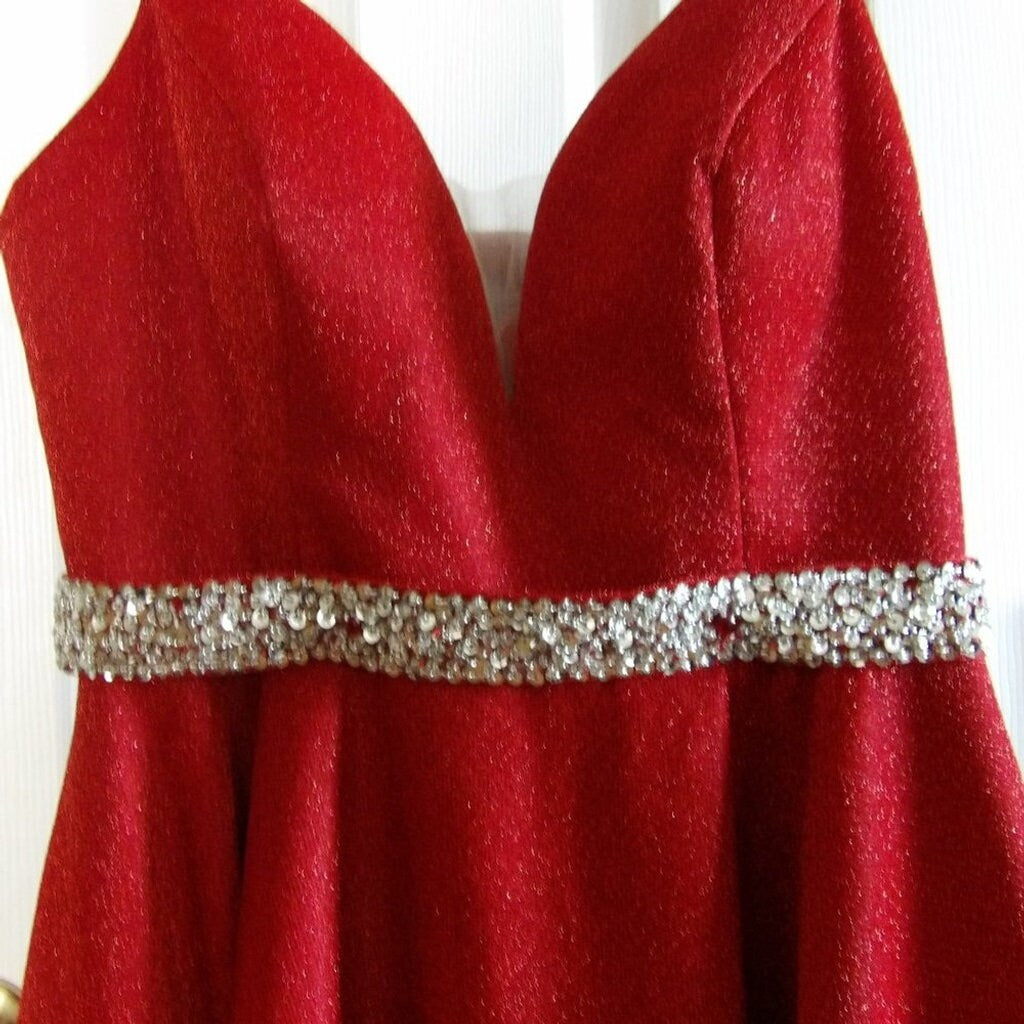 Sparkling Red Prom/Cocktail Dress  1X