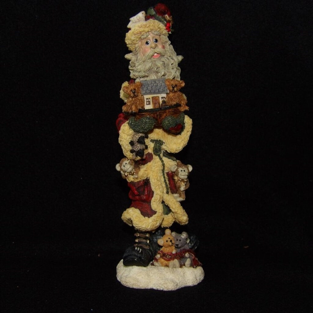Boyd's Bears Folkstone Collection — "Nicknoah" Santa with Noah's Ark 1995