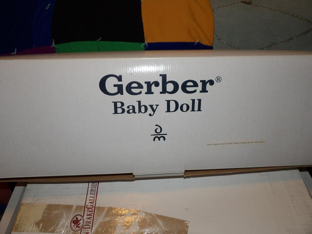The Danbury Mint Gerber Baby Doll, White