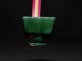 Hull Pottery Imperial Line F4 Green Square Pedestal Planter Vase — Vintage Collectible