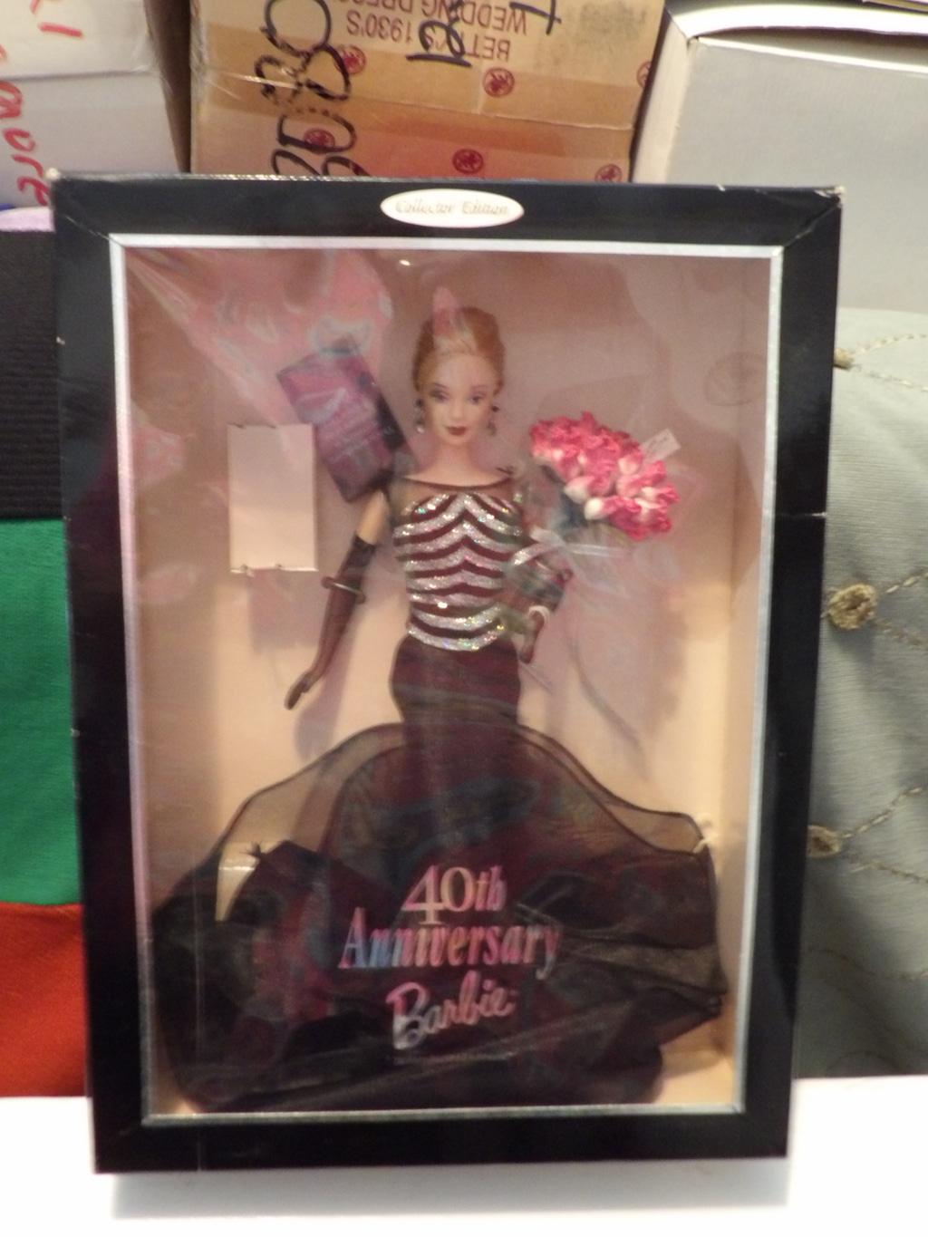 Barbie Doll, 40th Anniversary, Burgundy, Black, 11.5 inches
