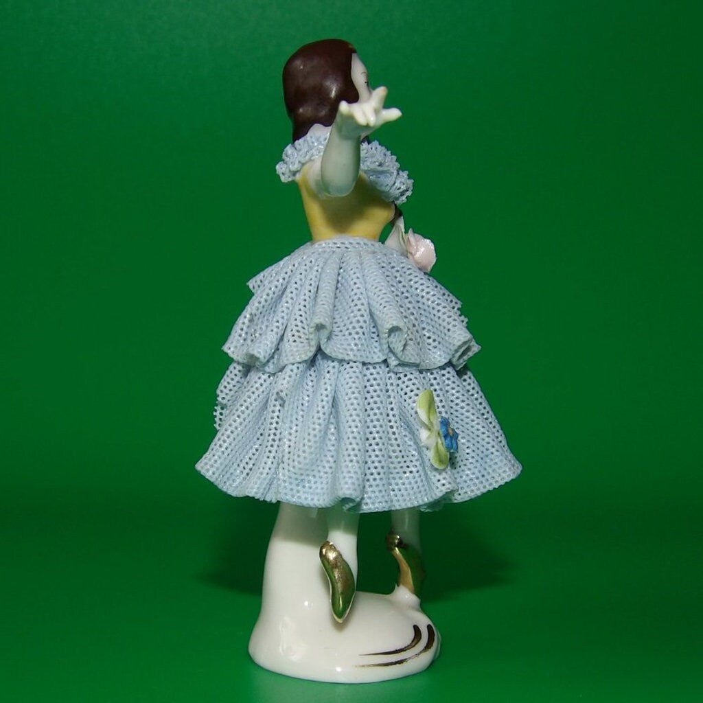 Antique Dresden Ballerina