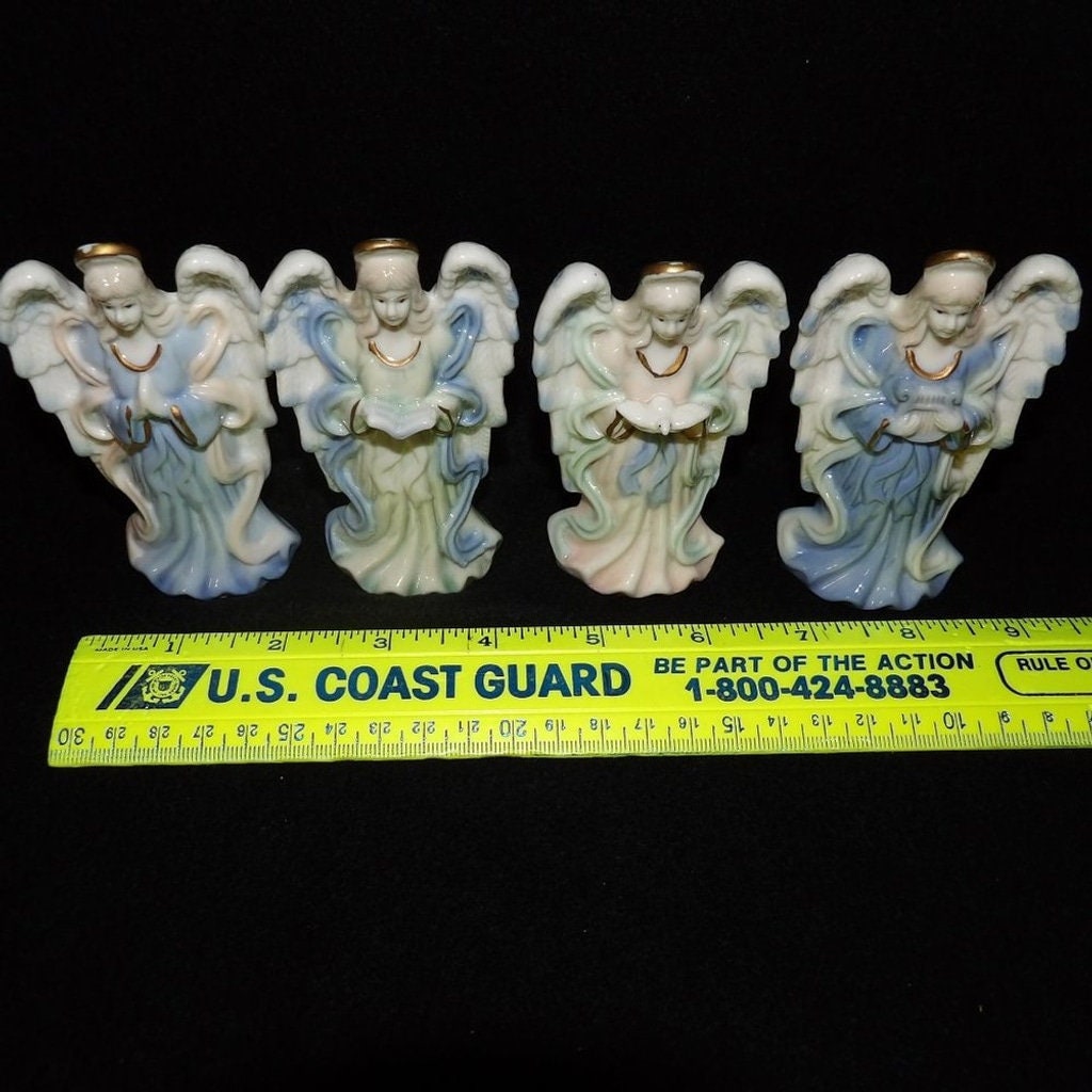Vintage Porcelain Angels Set of 4