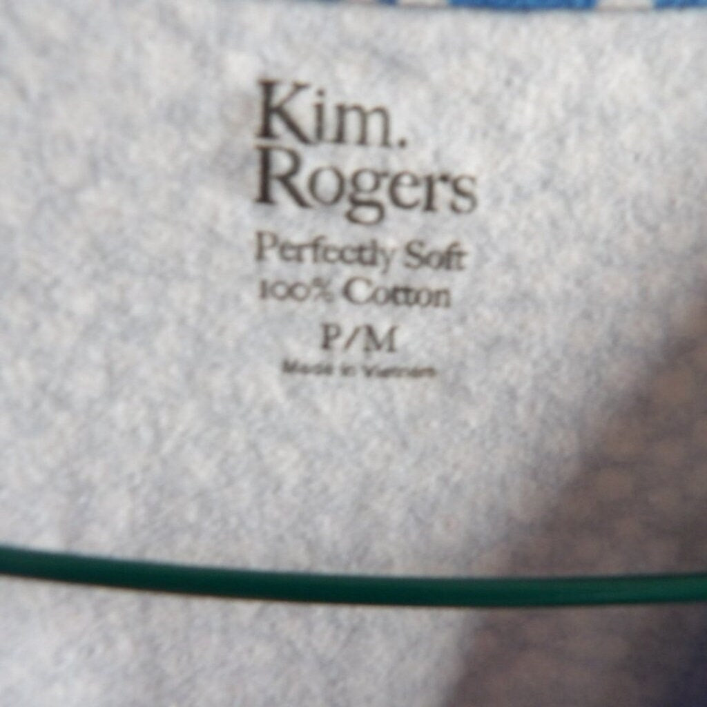 Kim Rogers Blue and White Blouse