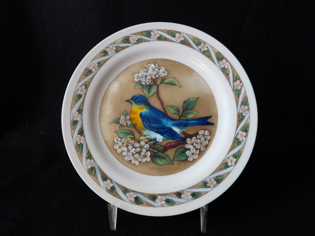 Bradford Exchange "Birds of America" Bluebird Porcelain Collector Plate
