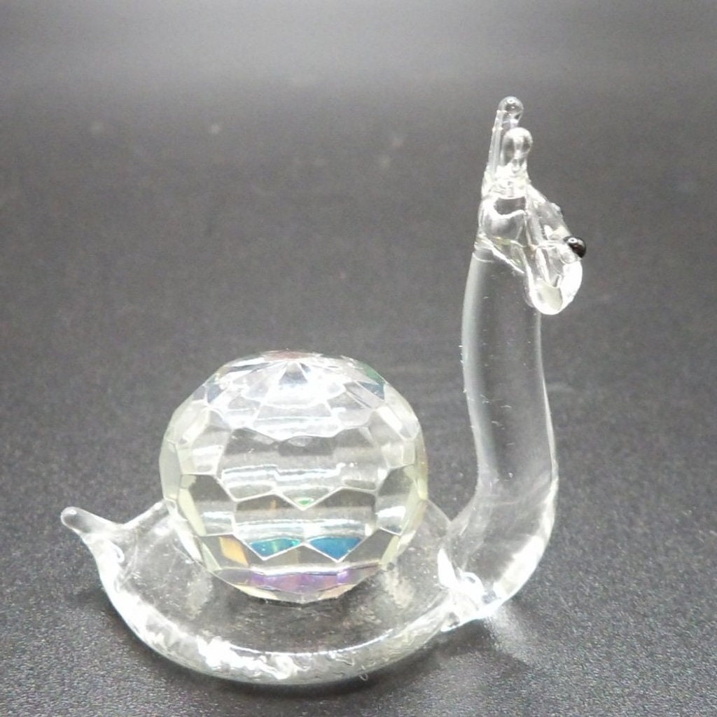 Charming Hand Blown Glass Snail