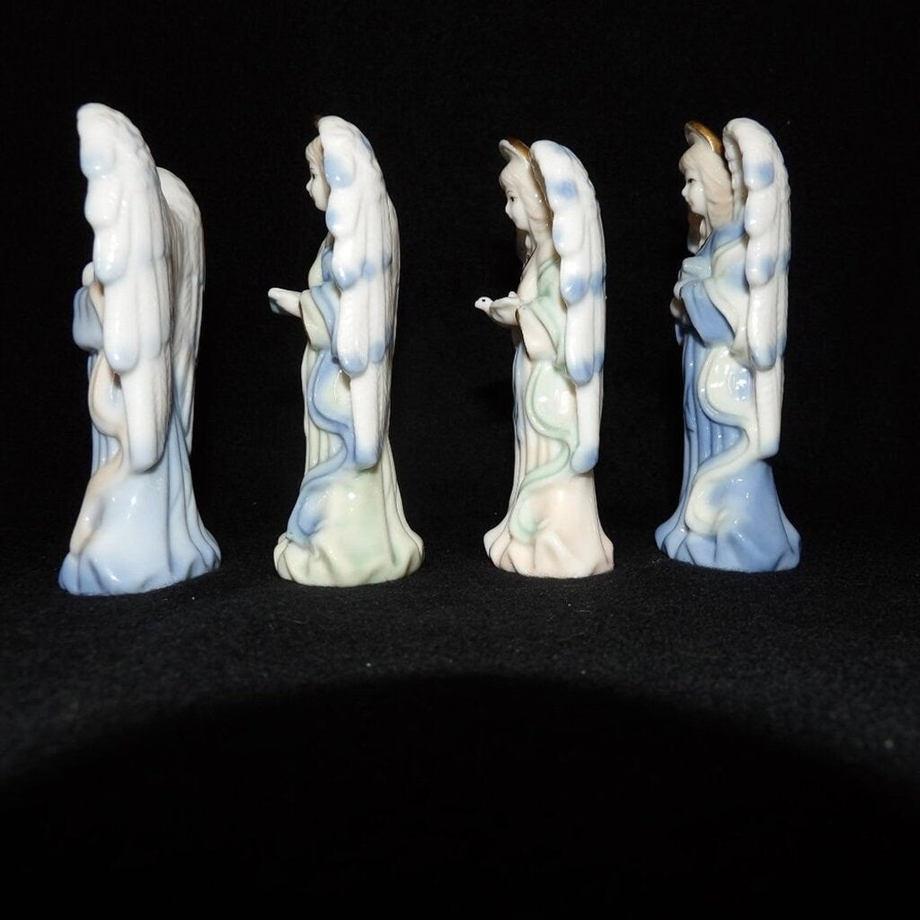 Vintage Porcelain Angels Set of 4