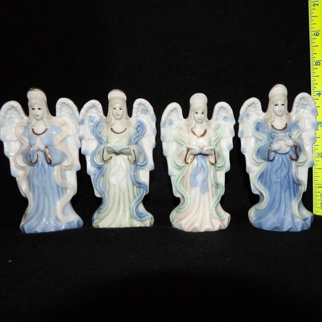 Vintage Porcelain Angels Set of 4