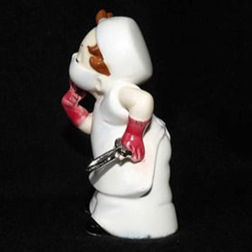 Vintage Porcelain Dentist/Surgeon Figurine — 4 Inches