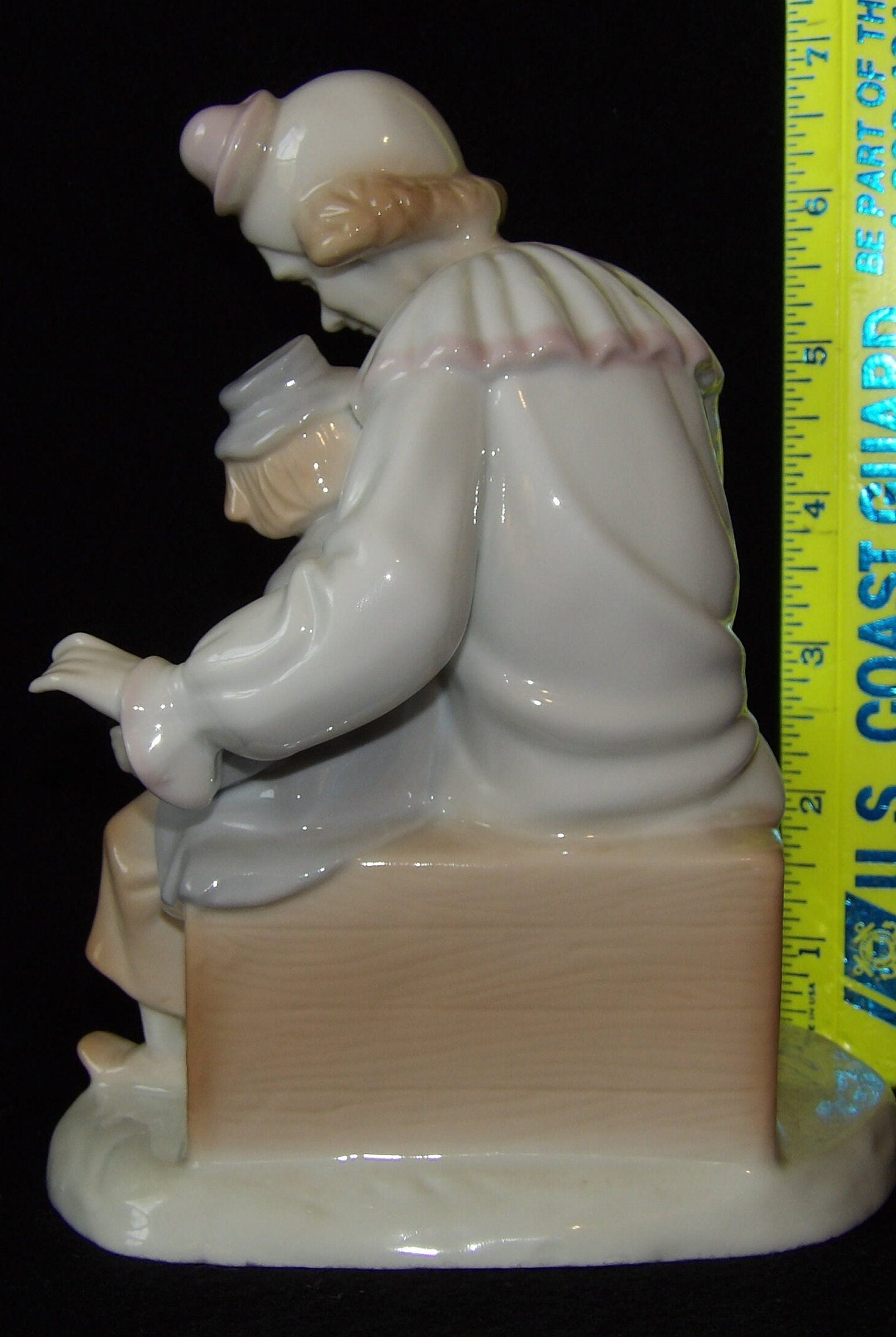 Vintage Paul Sebastian Clown with Boy and Accordion 1980's
