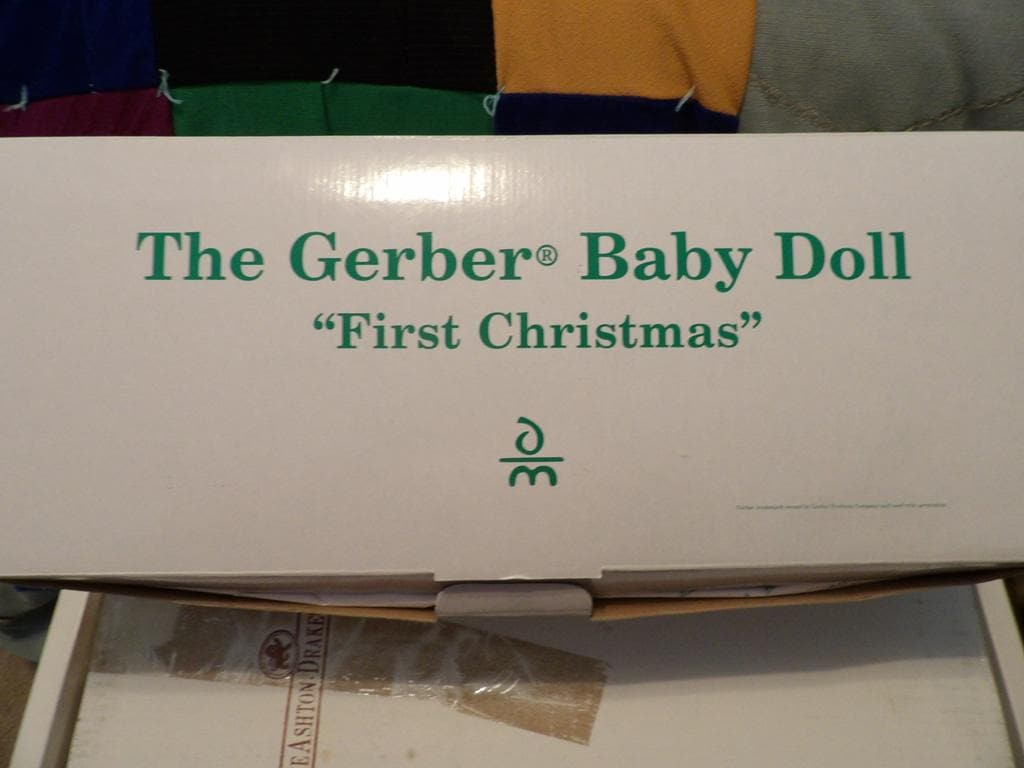 Danbury Mint Gerber Baby "First Christmas" Porcelain Doll — 18" Collectible in Original Box
