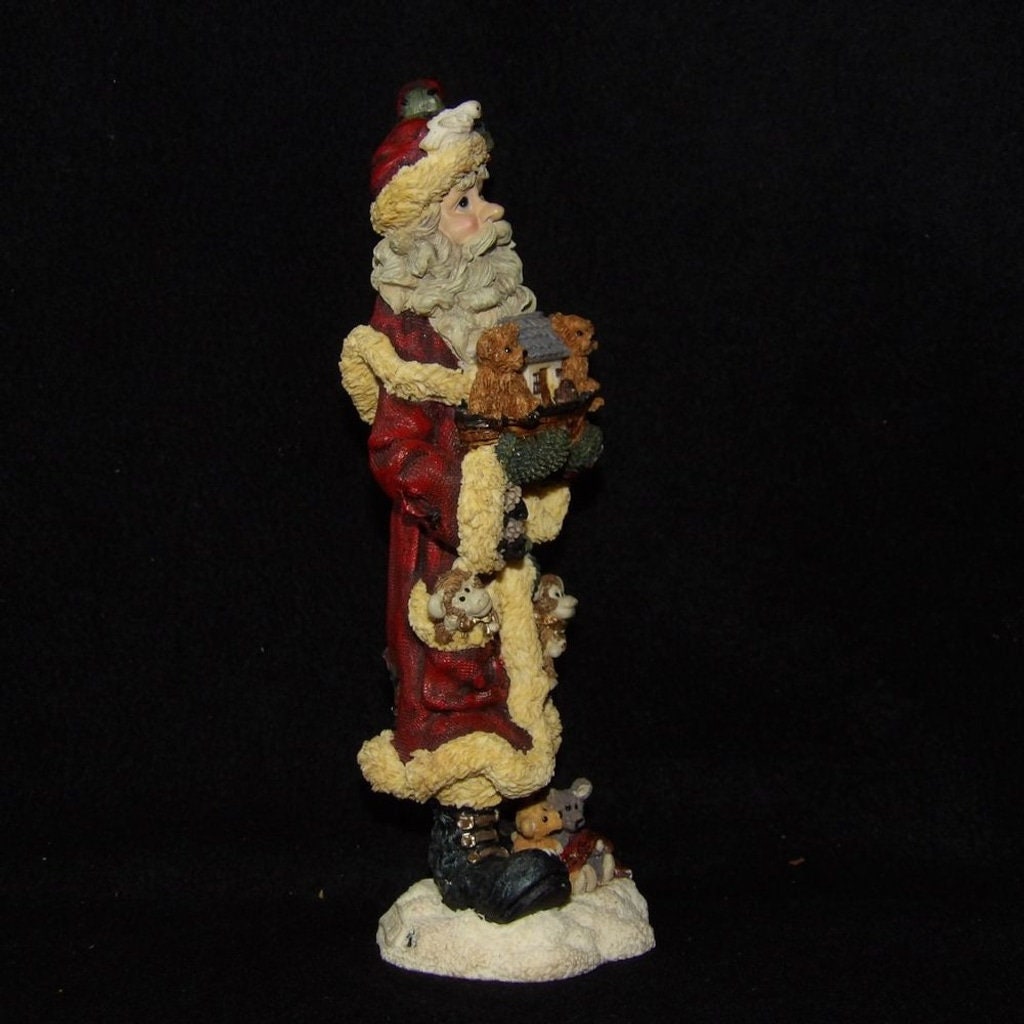 Boyd's Bears Folkstone Collection — "Nicknoah" Santa with Noah's Ark 1995