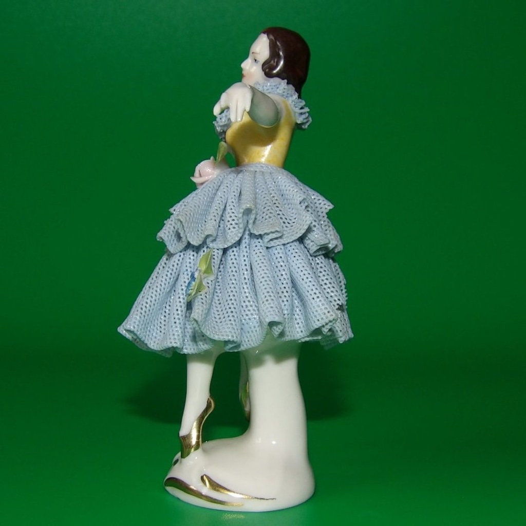 Antique Dresden Ballerina