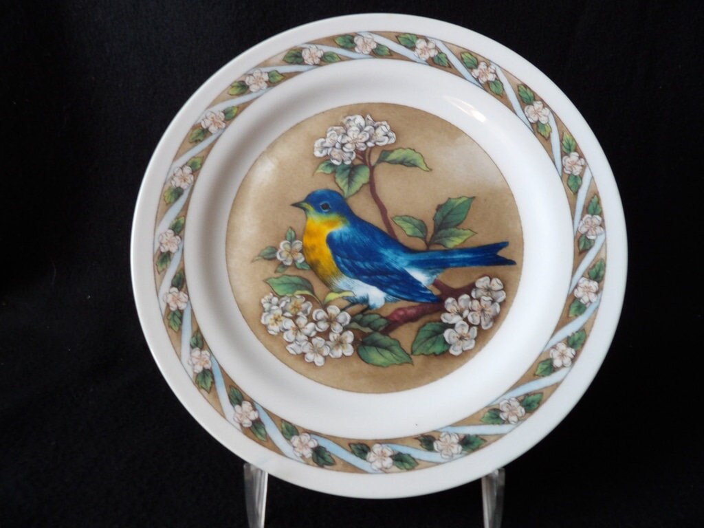 Bradford Exchange "Birds of America" Bluebird Porcelain Collector Plate