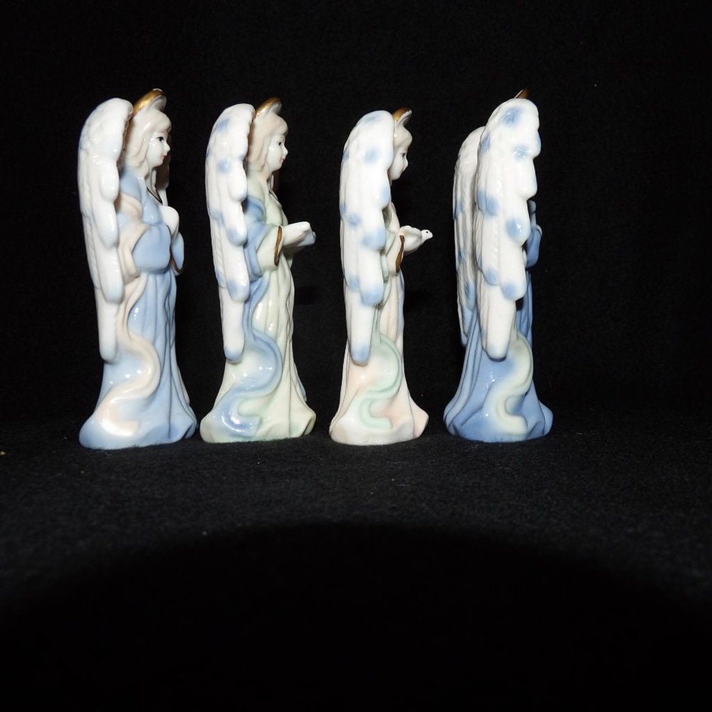 Vintage Porcelain Angels Set of 4