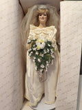 The Danbury Mint Princess Diana Bride Doll Commemorative Edition 15 inch